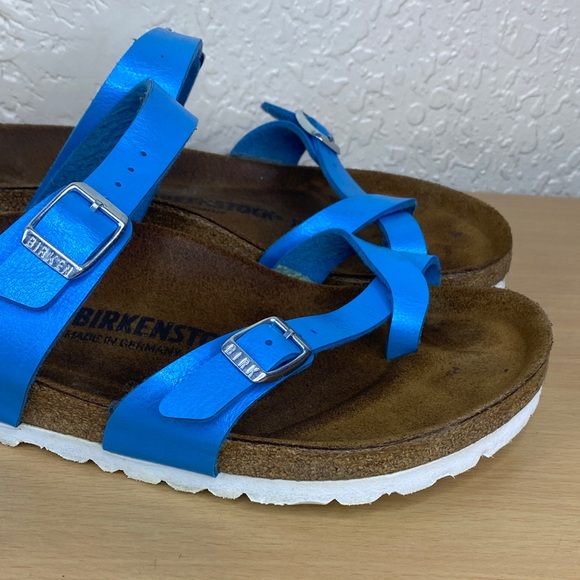 Birkenstock turquoise, leather - Picture 3 of 8